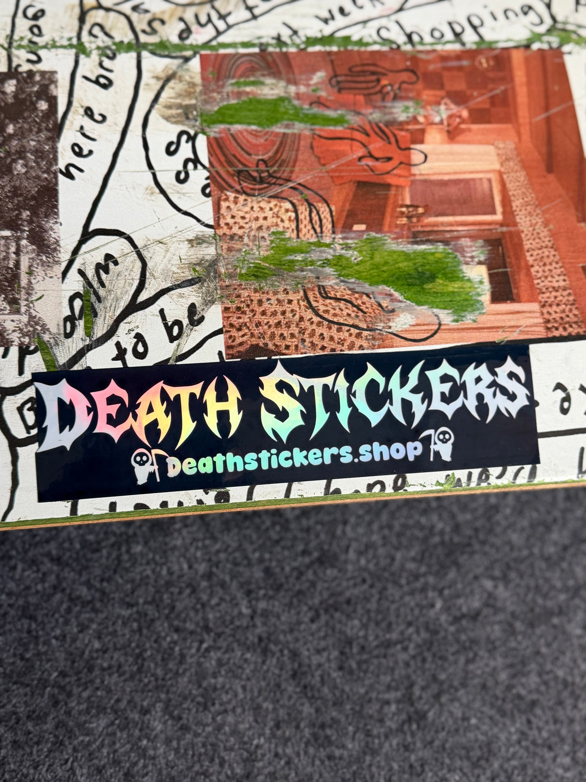 Holo Death stickers